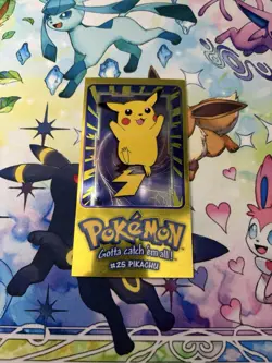 Pokemon Pikachu TV Animation Edition 1999 1 of 5 Collectible Jumbo Topps Card NM - Image 1