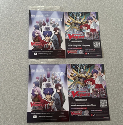 Nao Inabe & Akina Myodo ROUND 1 X Cardfight Vanguard Promo Exclusive Card SET! - Image 4