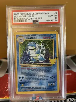 2021 Pokemon Celebration PSA 10 Graded Card Set Trio - Image 3