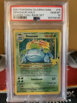2021 Pokemon Celebration PSA 10 Graded Card Set Trio - Image 5