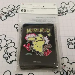 Mimikyu Scribbles Deck Shield 65 Count Pokemon Card Sleeves Official Product - Image 1