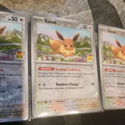 Prismatic Evolutions Eevee 074/131 Holo Pokemon Day 2025 Stamped Promo Card - Image 2