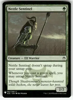NETTLE SENTINEL #182 (COMMON) MTG THE LIST REPRINTS - Image 1