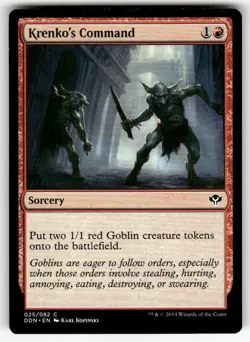 KRENKO'S COMMAND #25 (COMMON) MTG DUEL DECKS: SPEED VS. CUNNING - Image 1