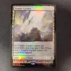 Mtg Temple Garden Exp English Version Foil - Image 1