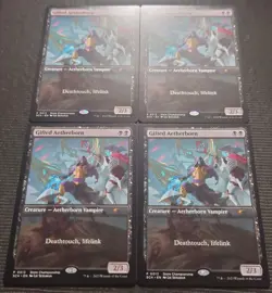 Mtg Rare 4-Piece Set Of Brilliant Spirit Base English Version Promo Sch - Image 2