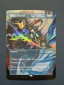 MTG Brain Freeze - Secret Lair Drop Series (SLD) NM Foil - Image 1