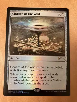 Promo Chalice Of The Void English Version Foil Judge Reward Mtg Seb Prm - Image 1