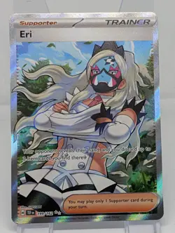 Eri 199/162 Temporal Forces Full Art Trainer Ultra Rare Pokemon TCG - Image 1