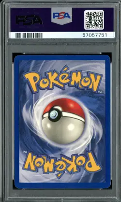 1999 POKEMON BASE SET UNLIMITED #12 NINETALES-HOLO PSA 7 - Image 2