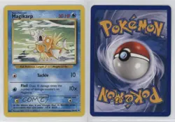 Magikarp 1999-2000 Printing Pokemon Base Set #35 1999 1b8v - Image 3