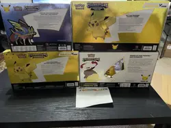 Pokemon Celebrations Bundle: Premium Figure, Deluxe Pin, Playmat, & V Union READ - Image 2