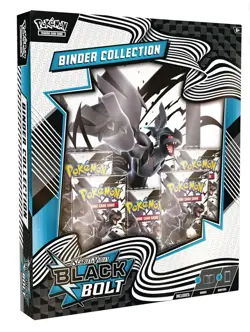 Pokemon Black Bolt Binder Collection 7 QTY Lot - Image 1