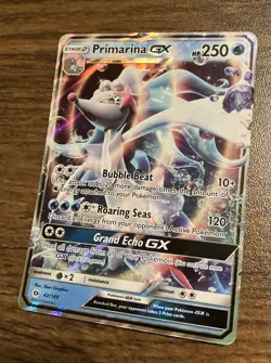 Primarina GX 42/149 Ultra Rare Full Art - 2017 Pokemon Sun & Moon Base NM - Image 2