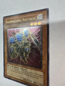 Yugioh TCG Rampaging Rhynos (UTR) CDIP-EN031 Cyberdark Impact 1st Edition - Image 5
