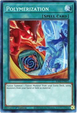 Yugioh! Polymerization (B) Hero Art RA03-EN051 Prismatic Collector's Rare PCR NM - Image 1