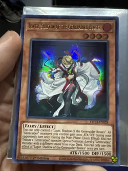 Yugioh Loptr, Shadow of the Generaider Bosses ETCO-EN028 Ultra Rare 1st Ed NM - Image 1