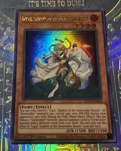 Yugioh Loptr, Shadow of the Generaider Bosses ETCO-EN028 Ultra Rare 1st Ed NM - Image 1