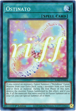 Yugioh! Ostinato - RA03-EN064 - Prismatic Collector's Rare (PCR) - NM/M - Image 1