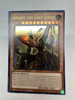 Yugioh TCG Anubis the Last Judge MZTM-EN003 Maze of the Master 1st Edition - Image 1