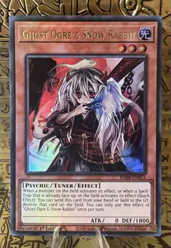 Ghost Ogre & Snow Rabbit RA04-EN015 Quarter Century Stampede 1st Ed. Yugioh! UR - Image 1
