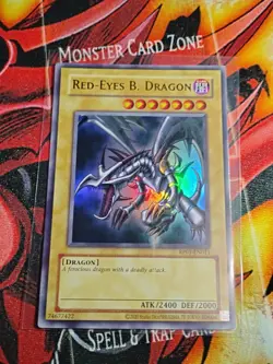 Yugioh Red-Eyes B. Dragon RP01-EN011 Ultra Rare NM 2024 Retro Pack - Image 1