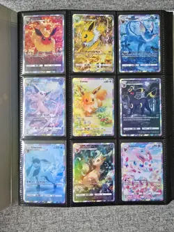 Pocket TCG Custom Pokemon Card - All 9 Eevee And Evolutions Cards - Eevee Grove - Image 1