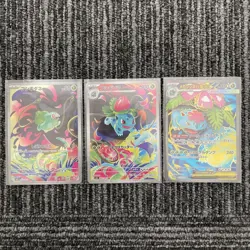 Pokemon Card Mega Venusaur ex Bulbasaur Ivysaur SR AR set Mega Brave 076/063 M1L - Image 1