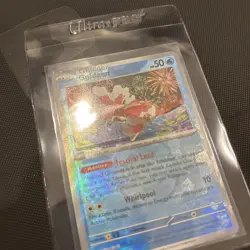 MISPRINT Masterball Goldeen Pokemon Card - Misaligned Texture Error - Image 2