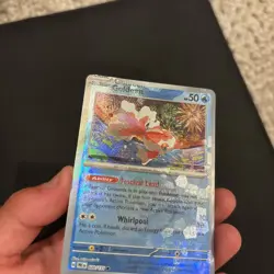 MISPRINT Masterball Goldeen Pokemon Card - Misaligned Texture Error - Image 4