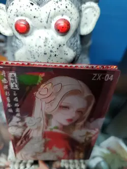Kalifa Red Encrusted Diamond Acrylic Card Serial ZX 04 #75/99 One Piece Waifu - Image 4