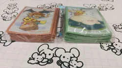 Pokemon Card Sleeves Set 4 Unopened Deck Shields Pikachu Charizard Snorlax - Image 3