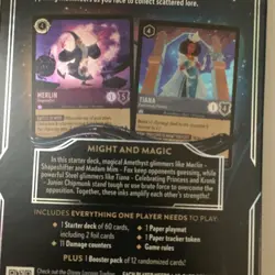 NEW Disney Lorcana Trading Card Game Rise of the Floodborn Might & Magic Starter - Image 4