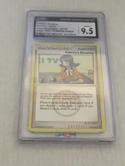 2008 Pokemon Felicity's Drawing Supporter Holo Card #98/106 CGC Mint 9.5 - Image 1