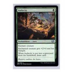 Audacity #169 Regular Uncommon MTG 2022 The Brothers' War - Image 1