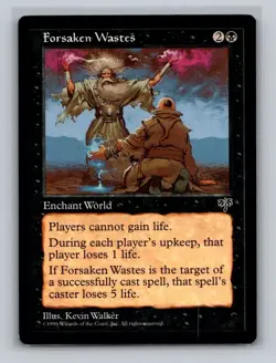 NM Forsaken Wastes Mirage MTG Magic the Gathering - Image 1