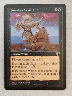 NM Forsaken Wastes Mirage MTG Magic the Gathering - Image 1