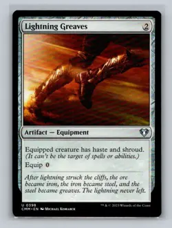 MTG: Commander Masters - Lightning Greaves - Uncommon 0398 LP - Image 1