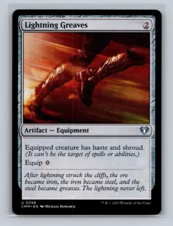 MTG: Commander Masters - Lightning Greaves - Uncommon 0398 LP - Image 1