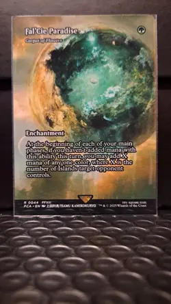 MTG Final Fantasy - Fal'Cie Paradise #44 Borderless (Rare Enchantment) - Image 2