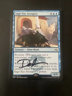 Sage-Eye Avengers LP Signed By Artist Dan Scott MTG - Image 1