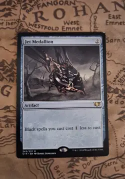 mtg commander 2014 jet medallion #243 lightly played - Image 1