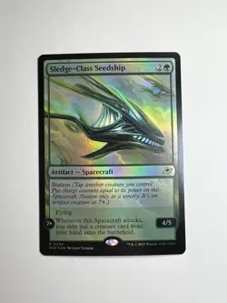 MTG Edge of Eternities - Sledge-Class Seedship 0346 R Foil (Extended Art) - Image 1