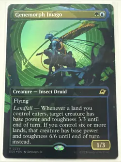 MTG Genemorph Imago Borderless 0299 (FOIL) Edge Of Eternities NM - Image 1