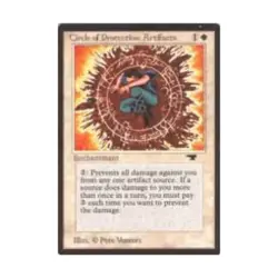 WOTC MtG Antiquities Circle of Protection: Artifacts (U) EX - Image 1
