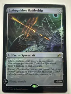 MTG Extinguisher Battleship 0242 (Foil) Edge of Eternities NM - Image 1