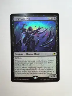 MTG Edge of Eternities Elegy Acolyte 0097 Foil NM - Image 1