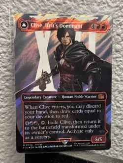 Clive, Ifrit's Dominant - Surge Foil Borderless - Final Fantasy MTG - Image 1