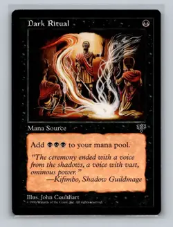 Dark Ritual (LP) Mirage MIR Magic MTG - Image 1