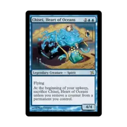 WOTC MtG Betrayers of Kamigawa Chisei, Heart of Oceans (R) NM - Image 1